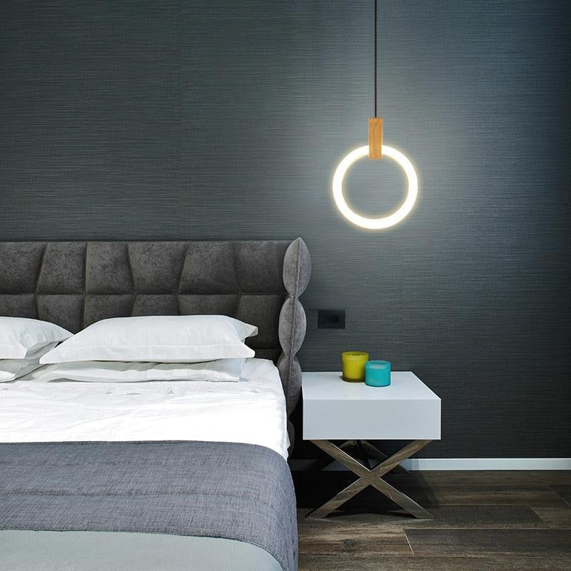 Soft ring hanging lamp