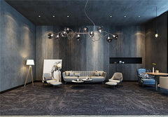 Smoky Gray Glass Chandelier - Galastellar