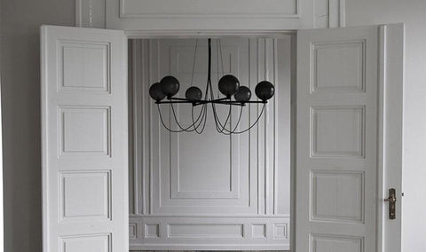 Smoky Villa Gray Glass Chandelier - Galastellar Smoky Villa Gray Glass Chandelier - Galastellar