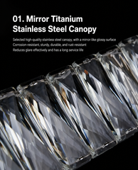 Sadr Spiral Crystal Bar Chandelier