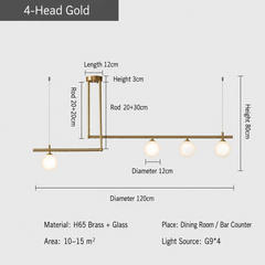 Dubhe Offset Globe Pendant Lamp