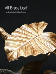 Merope Copper Glass Leaf Chandelier