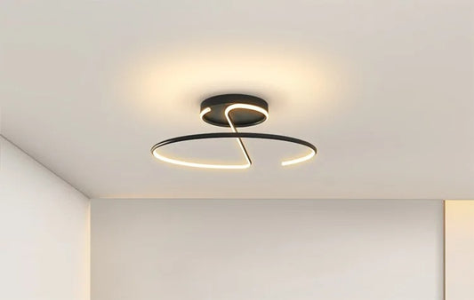 Cor Offset Spiral Ring Ceiling Light