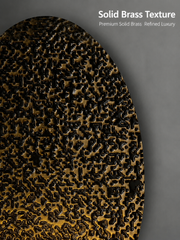 Sabik Textured Oval Wall Lamp
