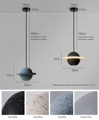 Caph Saturn Cement Pendant Lamp