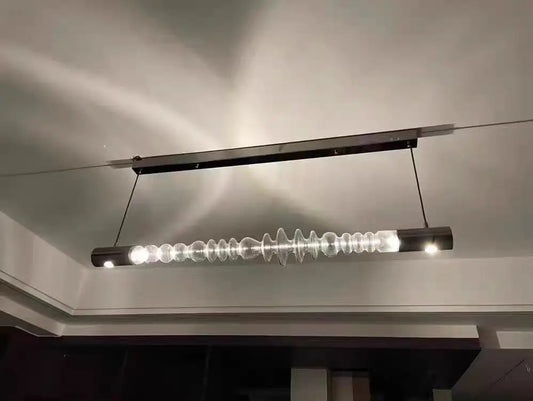 Kornephoros Glass Accent Linear Pendant Lamp