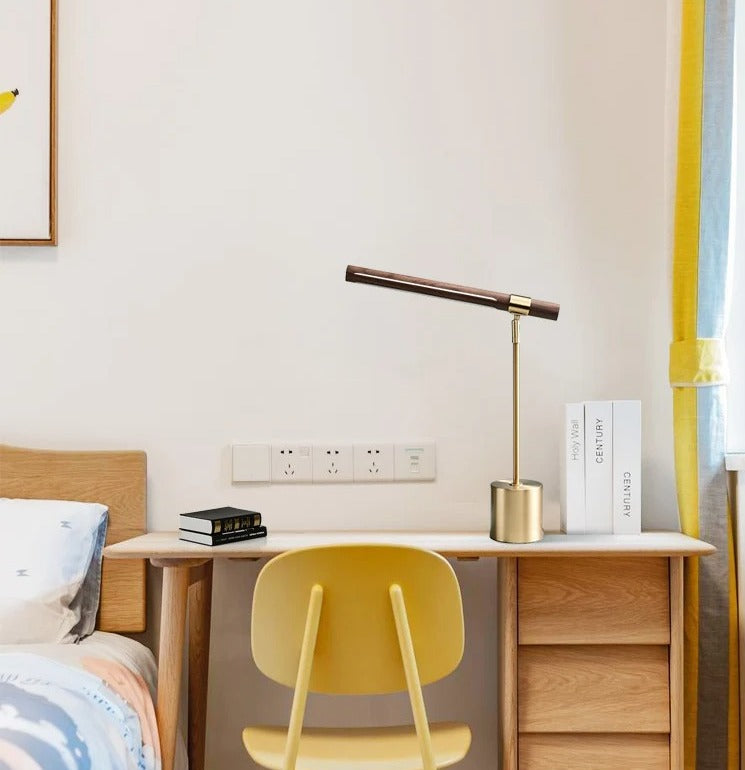Persei Wood Accent Bar Table Lamp