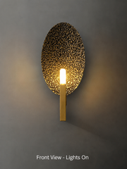Sabik Textured Oval Wall Lamp