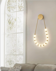 Maia Beaded Loop Wall Lamp