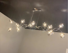 Sadalbari Flowing Globe Chandelier