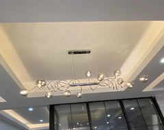 Sadalbari Flowing Globe Chandelier