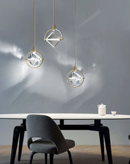 Caroli Orbit Crystal Pendant Lamp