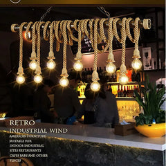 Muscida Looped Rope Chandelier