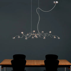Sadalbari Flowing Globe Chandelier
