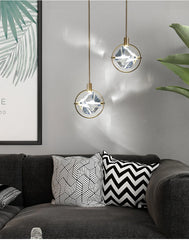 Caroli Orbit Crystal Pendant Lamp