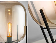 Minkar Glass Dome Floor Lamp