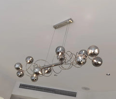 Sadalbari Flowing Globe Chandelier