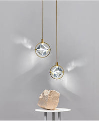 Caroli Orbit Crystal Pendant Lamp