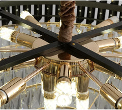 Mensae Spiked Tube Crystal Chandelier