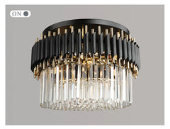Mensae Vertical Crystal Ceiling Light