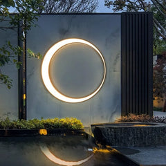 Moon Crescent Halo Wall Lamp