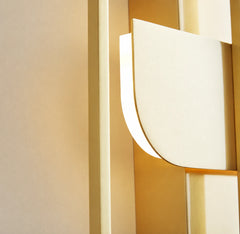 Fawaris Layered Panel Frame Wall Lamp
