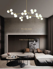 Hamal Canopy Globe Chandelier