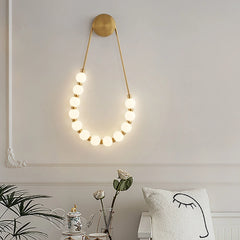 Maia Beaded Loop Wall Lamp
