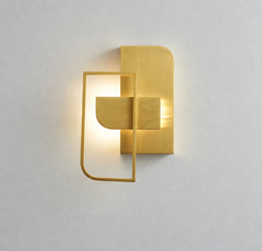 Fawaris Layered Panel Frame Wall Lamp