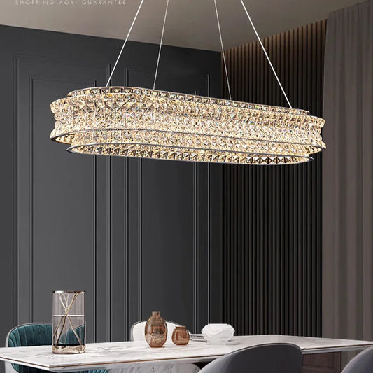 Alnair Crystal Halo Chandelier