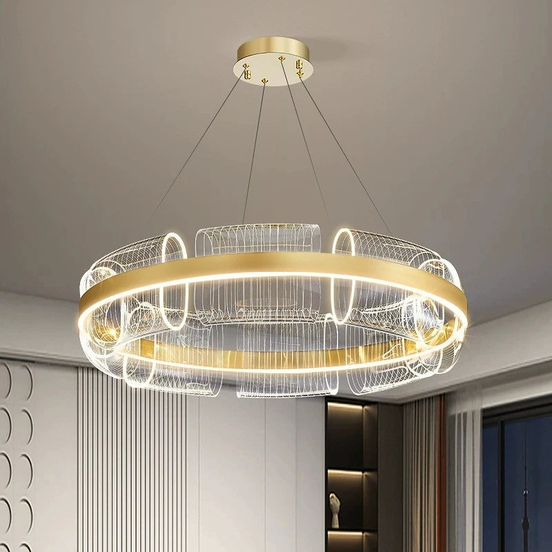 Alcyone Mesh Ring Chandelier