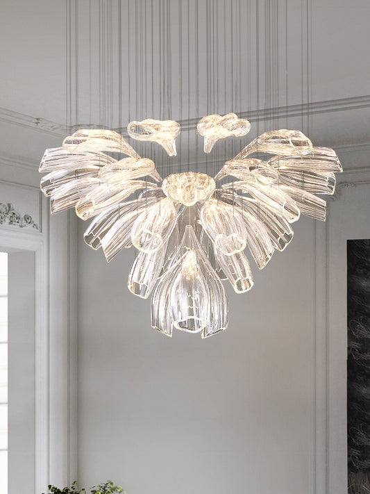 Comae Layered Petal Chandelier
