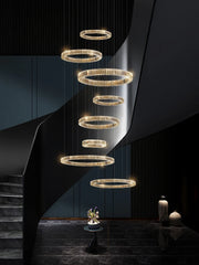 Alnair Tiered Crystal Ring Chandelier