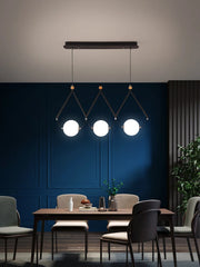 Seginus Accordion Globe Chandelier
