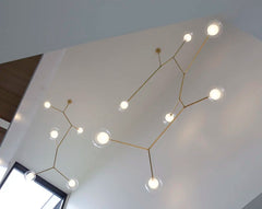 Hamal Angular Globe Branch Chandelier