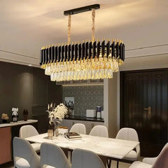 Mensae Spiked Tube Crystal Chandelier
