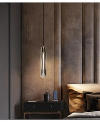 Aladfar Tapered Crystal Capsule Pendant Lamp