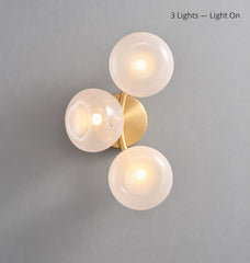 Hamal Globe Branch Wall Lamp