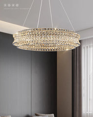 Alnair Crystal Halo Chandelier