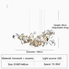 Merope Ginkgo Branch Chandelier