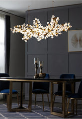 Taygeta Frosted Grape Chandelier