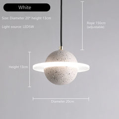 Caph Saturn Cement Pendant Lamp