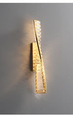 Adhafera Twisted Crystal Bar Wall Lamp