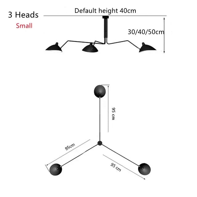 Ashlesha Duckbill Branch Ceiling Light