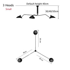 Ashlesha Duckbill Branch Ceiling Light