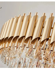 Mensae Spiked Tube Crystal Chandelier