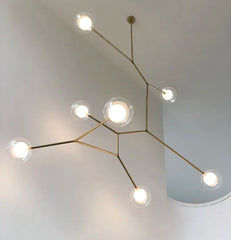 Hamal Angular Globe Branch Chandelier