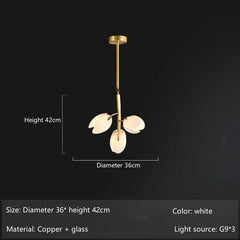 Merope Tulip Bloom Chandelier