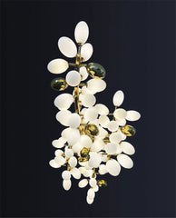 Taygeta Frosted Grape Chandelier
