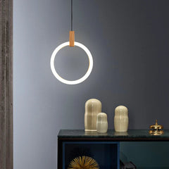 Regor Wood Accent Ring Chandelier